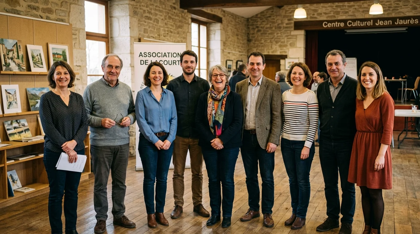 Governance board and active members of ASS LA BOITE A MATOS in Lacourt
